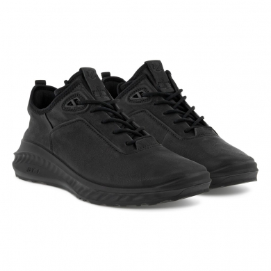 ECCO Sneaker ST.360 Vollnarbenleder schwarz Herren